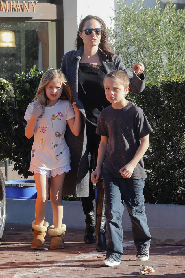 Angelina Jolie z dziećmi - najnowsze zdjęcia!