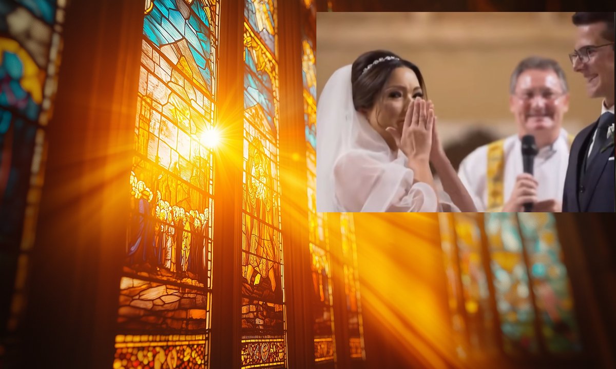 Zaplanował wszystko. Panna młoda nie kryła łez. "Najpiękniejszy ślub, jaki widziałam" [wideo]