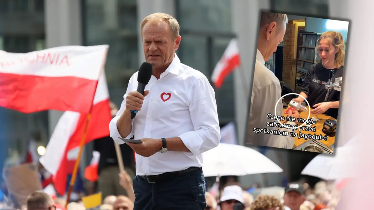 Opublikowane nagranie z kartą Donalda Tuska pokazuje zbyt wiele (Screen: Facebook/donaldtusk)