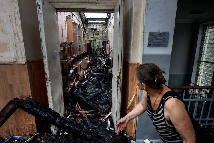 Wojna w mieście. FOTOREPORTAŻ Z DONIECKA