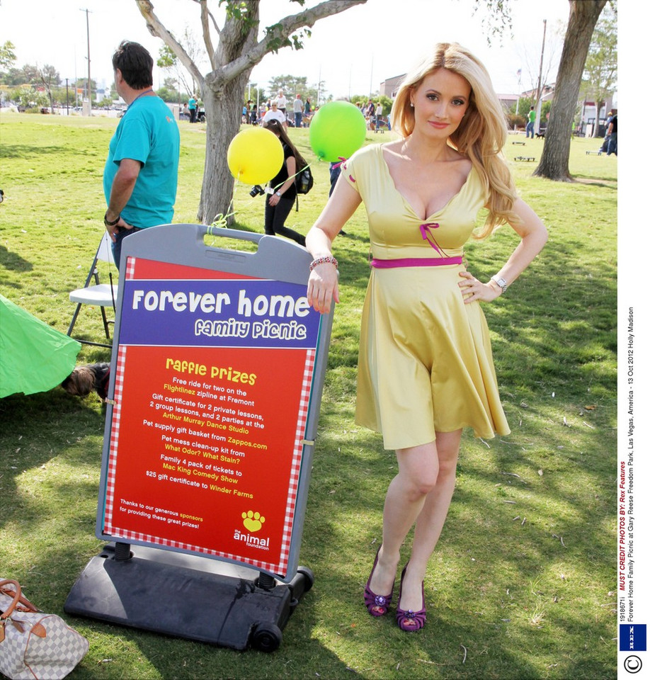 Holly Madison na pikniku/fot. East News