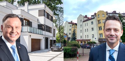 Duda vs. Trzaskowski - różne poglądy i różne style życia. Luksusowy apartament kontra mieszkanie w bloku