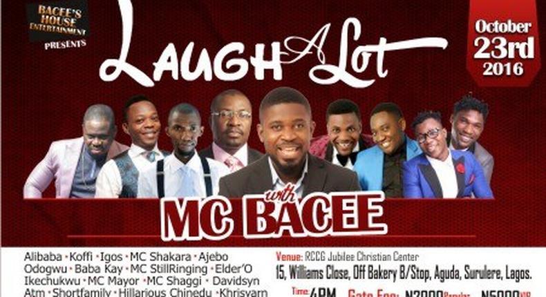 MC Bacee Laugh a Lot Comedy Show