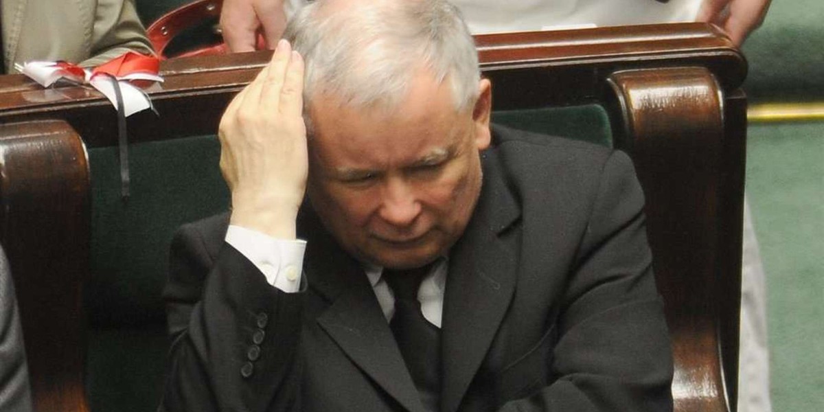 Kaczyński chce weta, ale sam nie głosował