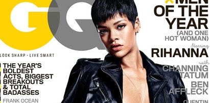 Rihanna pokazuje piersi w "GQ"