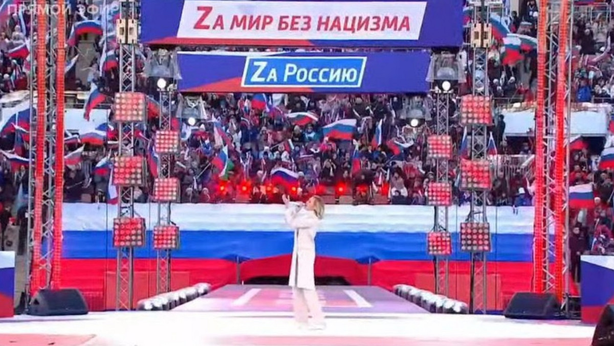 Polina Gagarina z Eurowizji krytykowana za występ dla Putina