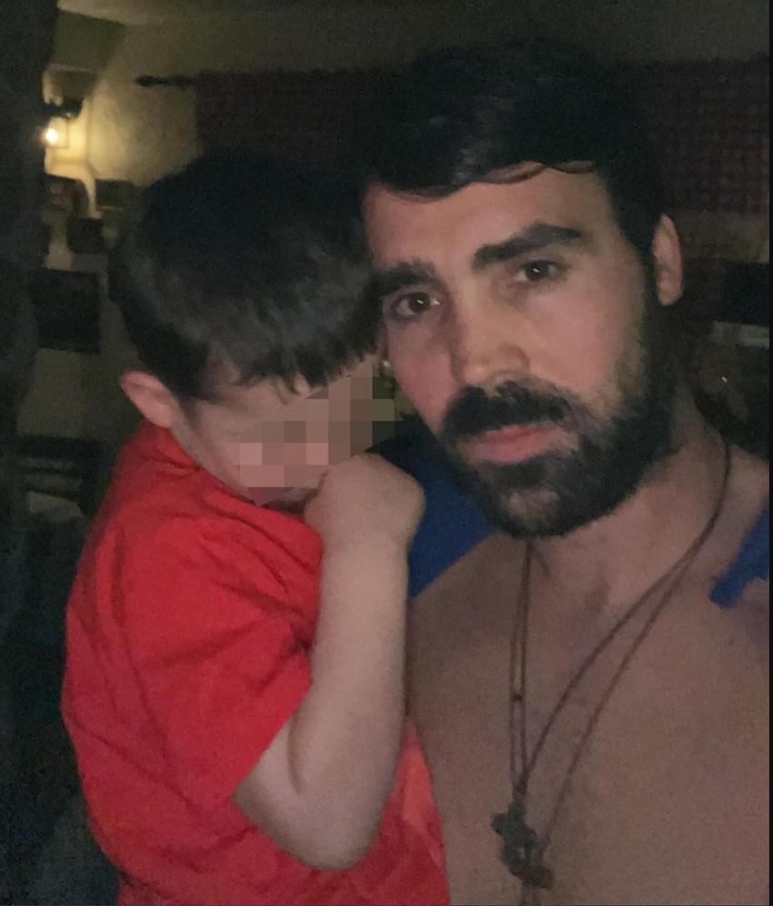 Miodrag Radonjić sa sinom Savom