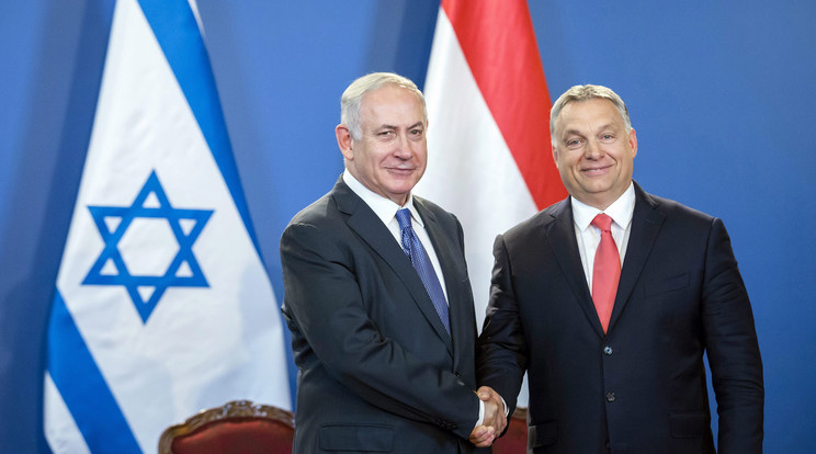 Benjamin Netanjahu megköszönte Orbánnak, hogy nem írta alá az amerikai nagykövetség Jeruzsálembe költöztetését elítélő uniós határozatot / Fotó: MTI - Mohai Balázs