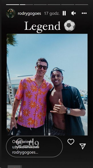 Rodrygo i Robert Lewandowski