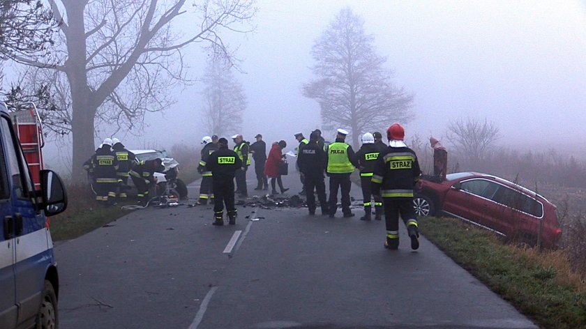 Tragiczny wypadek między Kaczorami a Krzewiną w Wielkopolsce