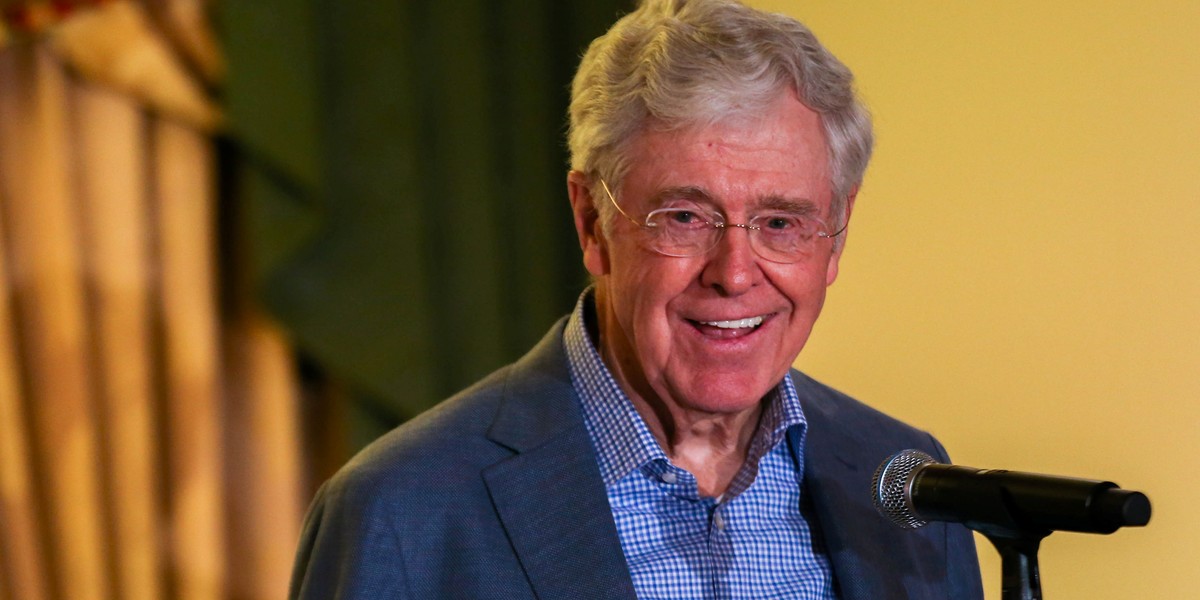 Charles Koch, szef Koch Network. Wraz z bratem Davidem od lat znajdują się w pierwszej dwudziestce najbogatszych ludzi świata