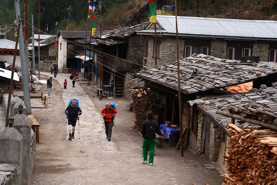 Annapurna - wejście w wysokie góry