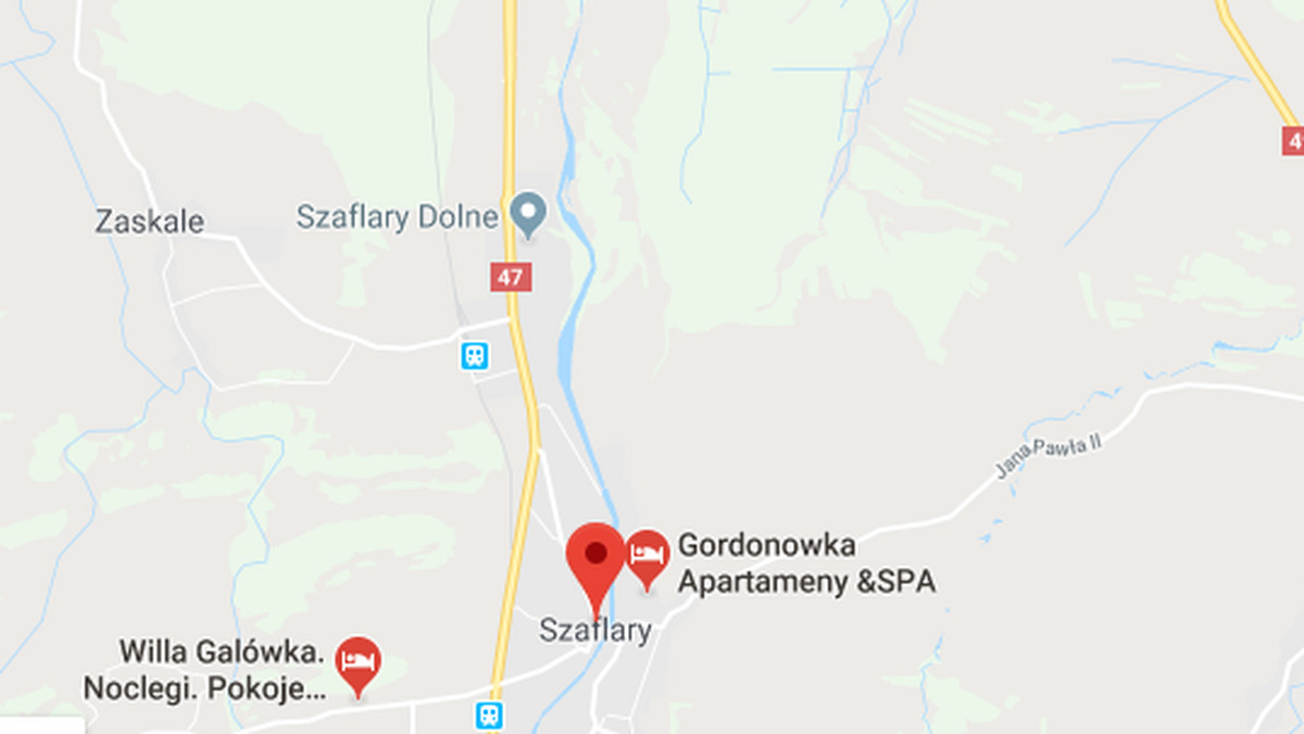 Jedna osoba zginęła, a cztery zostały ranne zderzeniu dwóch samochodów osobowych na popularnej "Zakopiance" (DK 47) w miejscowości Szaflary koło Nowego Targu. Droga jest całkowicie zablokowana.