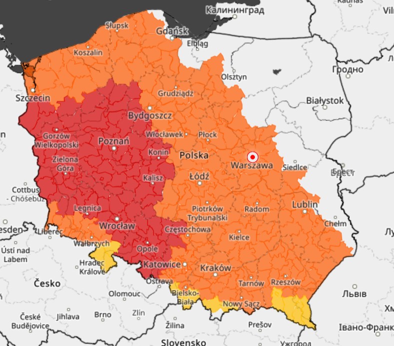 Aktualne ostrzeżenia meteorologiczne przed upałem