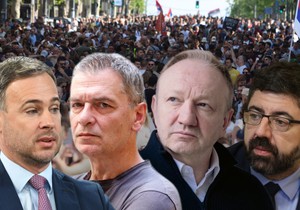 Đilas, Ćuta, Lazović, Aleksić 