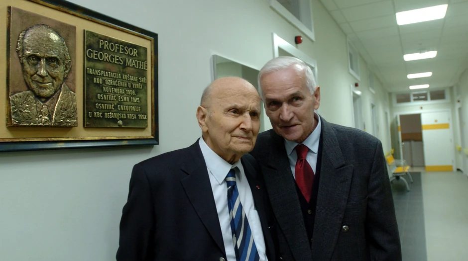 Prof. Žorž Mate i Radojko Maksić