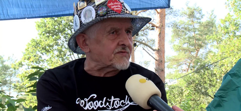 Pan Andrzej jest najstarszym Woodstockowiczem – ma 71 lat