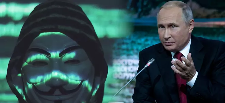 Anonymous publikują wiadomość do Putina. „Szykujemy operację specjalnie dla ciebie”