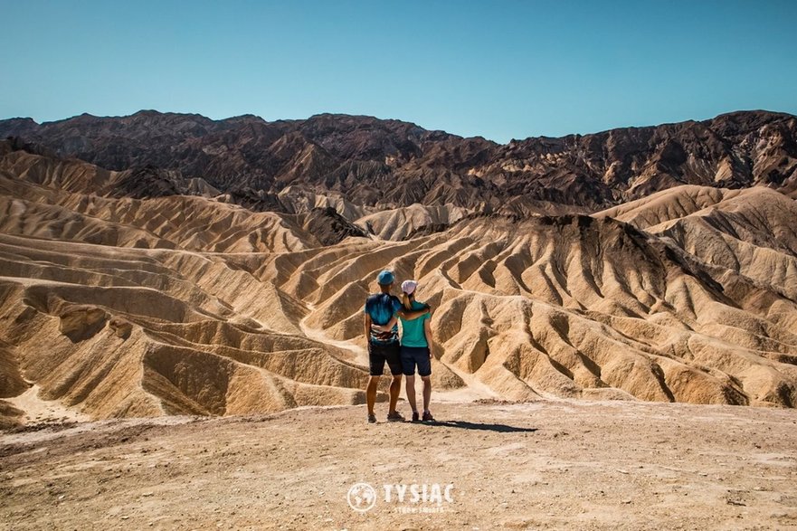 Dolina Śmierci - Zabriskie Point. fot. Tysiąc Stron Świata