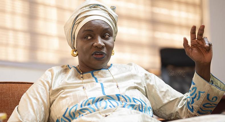 Aminata Touré au siège de l’APR à Dakar, le 31 mai 2022. © Sylvain Cherkaoui / JA