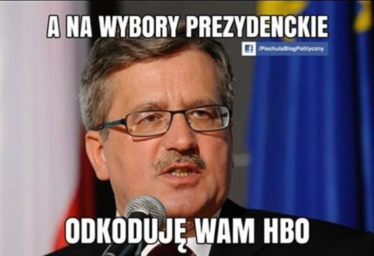 Mem z Bronisławem Komorowskim
