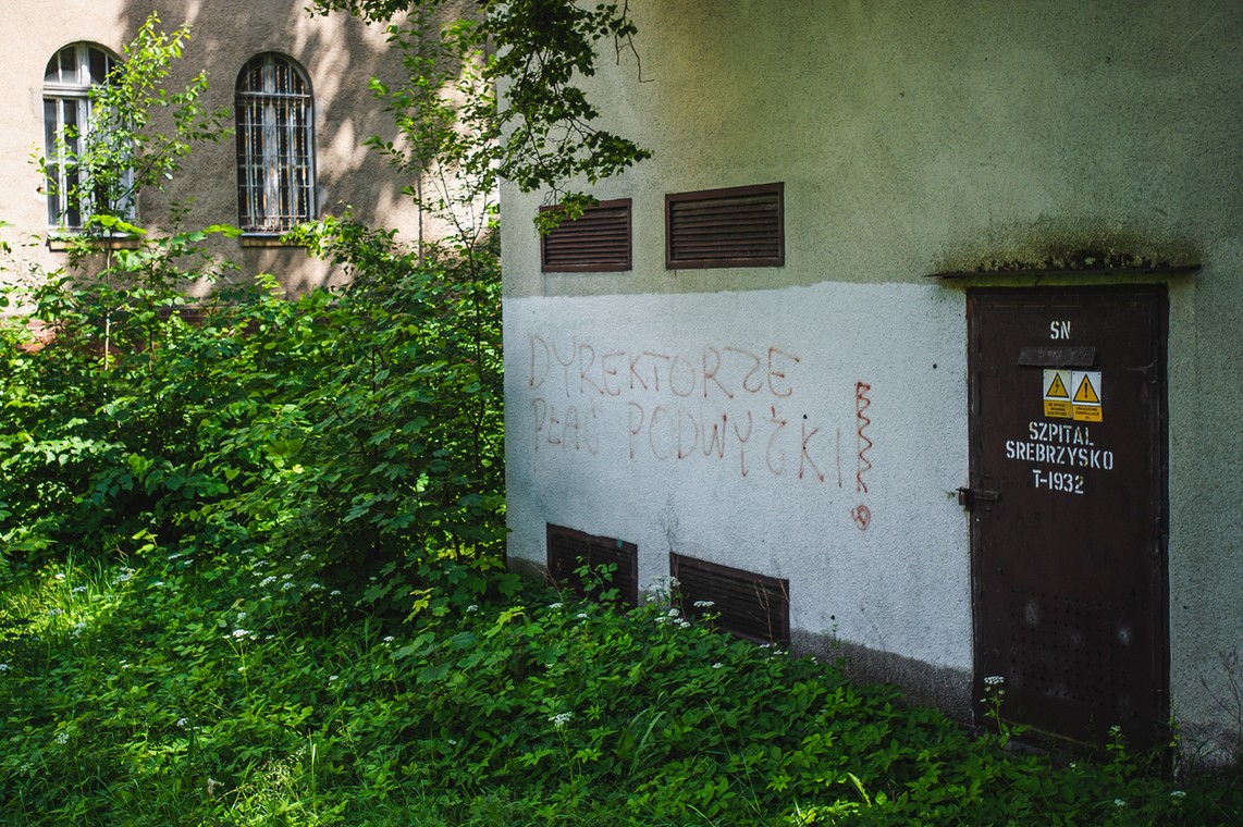 Teren Wojewódzkiego Szpitala Psychiatrycznego w Gdańsku, 17 czerwca 2019 r.