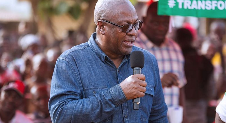 John Mahama accuses Akufo-Addo of politicising Ghana’s judiciary, military