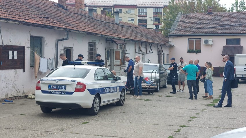 Mesto pucnjave u Novom Sadu