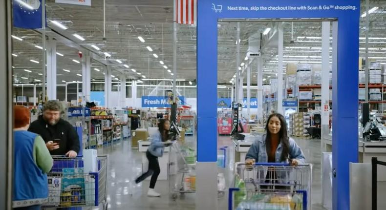 Sam's Club says its new AI-powered exit tech is now in more than 120 locations where it's speeding up the checkout process.Walmart