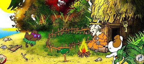 Screen z gry Reksio i Skarb Piratów