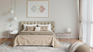 Łóżka tapicerowane — te modele mają takie kolory, że będą pasowały do każdej sypialni