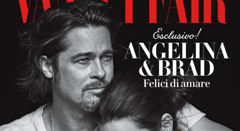 Brangelina embrace on the cover of Vanity Fair Italia