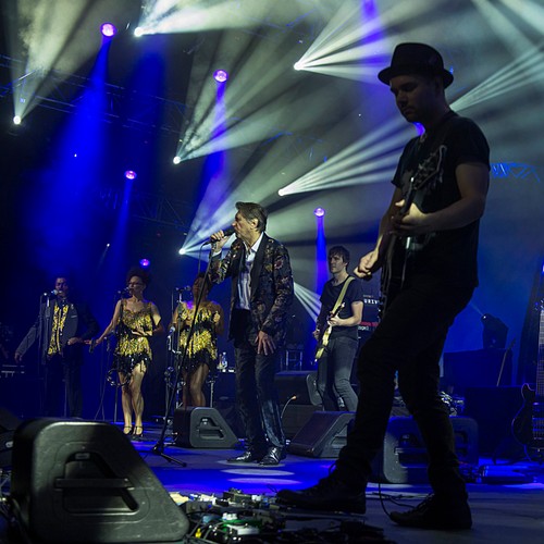 Bryan Ferry podczas występu na Baloise Session w szwajcarskim Basel