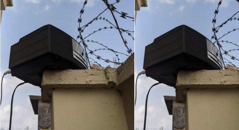 Angry man puts sound system on church’s fence wall and directs loud music into the house of God 