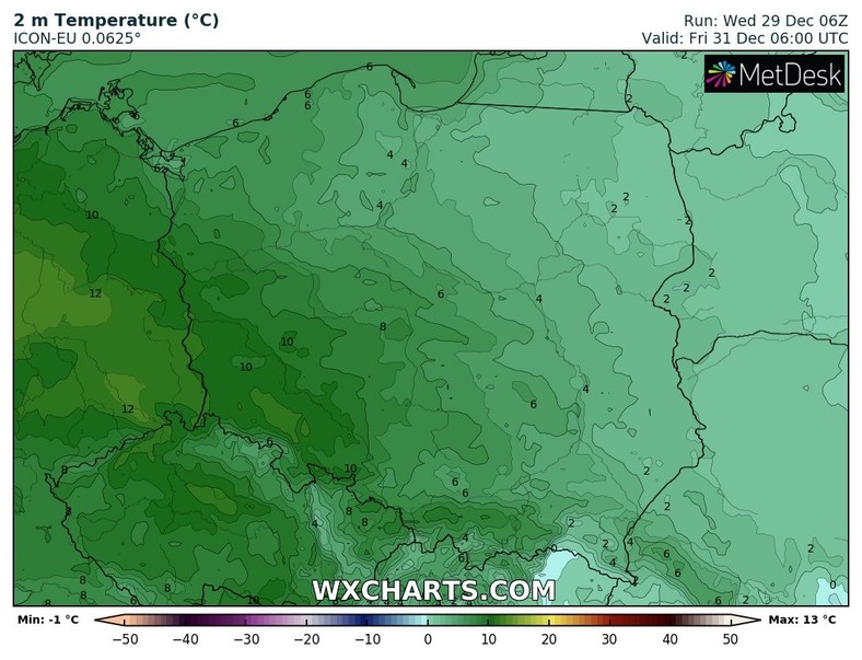 W dalszym ciągu będzie bardzo ciepło