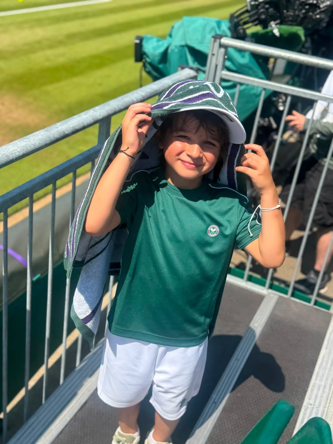 Dominika Cibulková zobrala na Wimbledon syna Jakubka. 