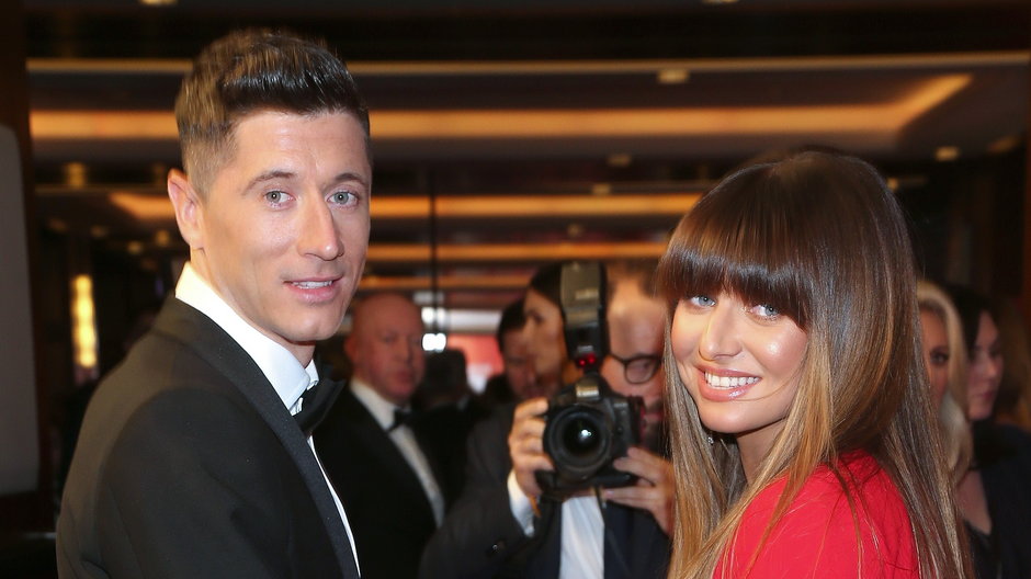 Robert Lewandowski i Anna Lewandowska