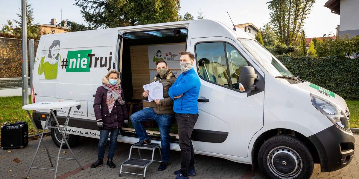 Smogobus wyrusza na ulice Katowic. Startuje pod Spodkiem w sobotę 23 września