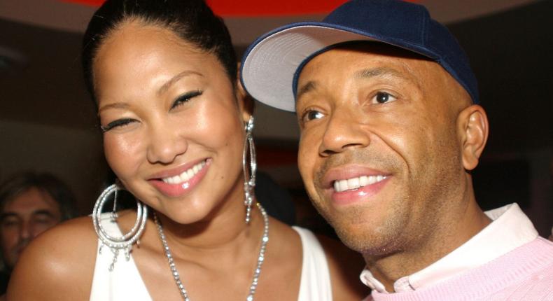 Kimora Lee and Russell Simmons together in 2004.Getty/Shareif Ziyadat