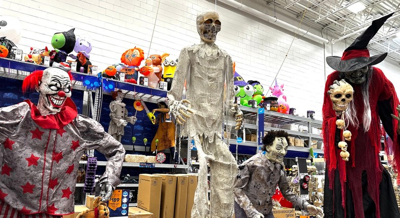 The Halloween section of Lowe's.Amanda Krause/Insider