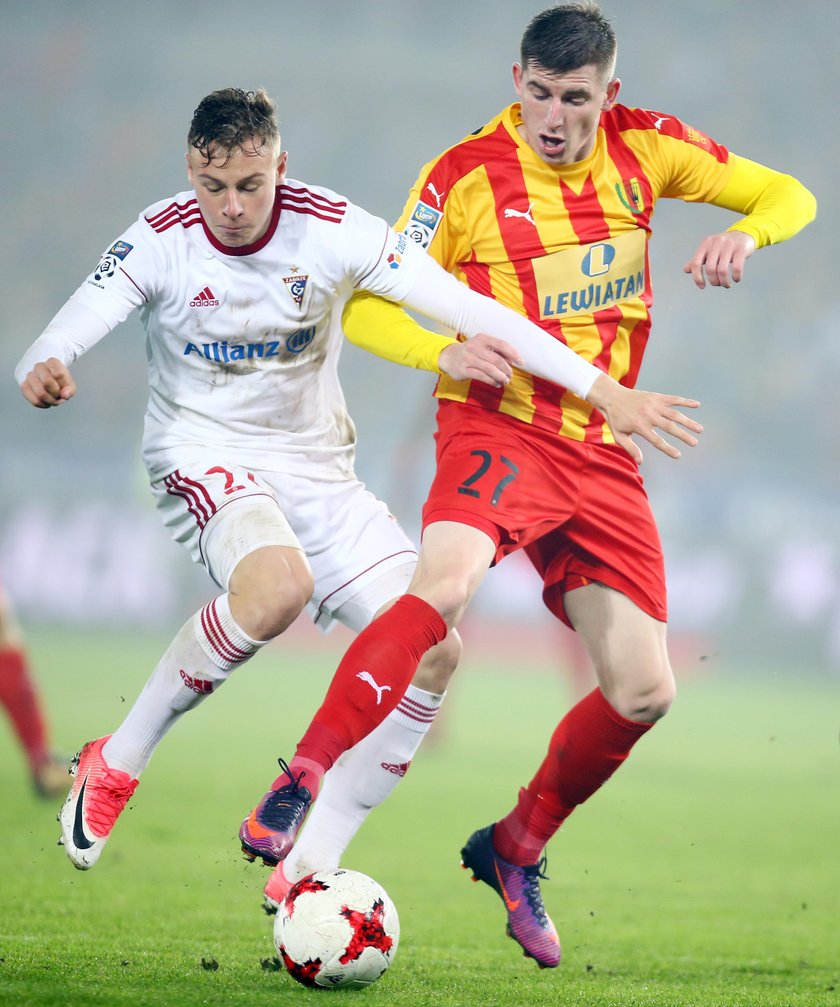 Pilka nozna. Ekstraklasa. Gornik Zabrze - Korona Kielce. 20.10.2017