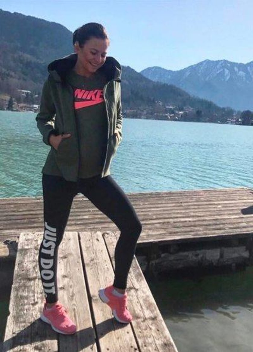 Anna Lewandowska na wakacjach