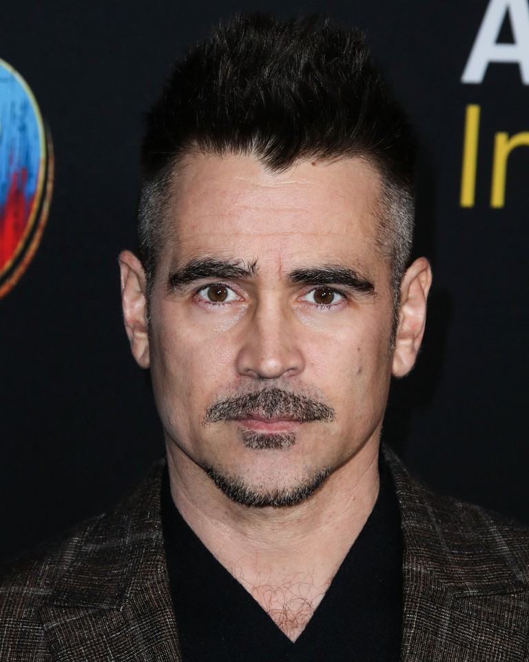 Colin Farrell z synem na premierze filmu "Dumbo"