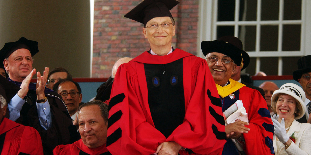 Bill Gates says he doesn't regret dropping out of Harvard