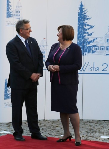 Anna i Bronisław Komorowscy