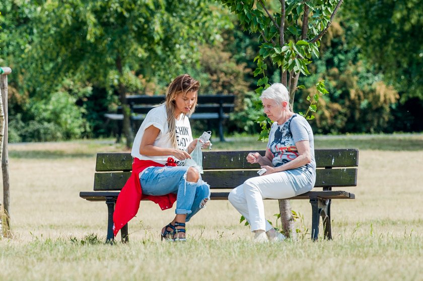 Edyta Górniak z mamą w Opolu