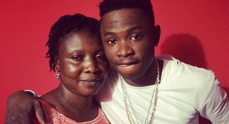 Lil Kesh and mum