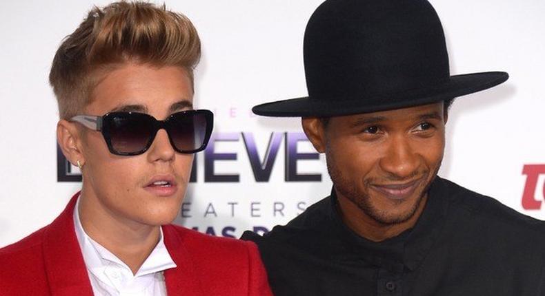 Justin Bieber and Usher