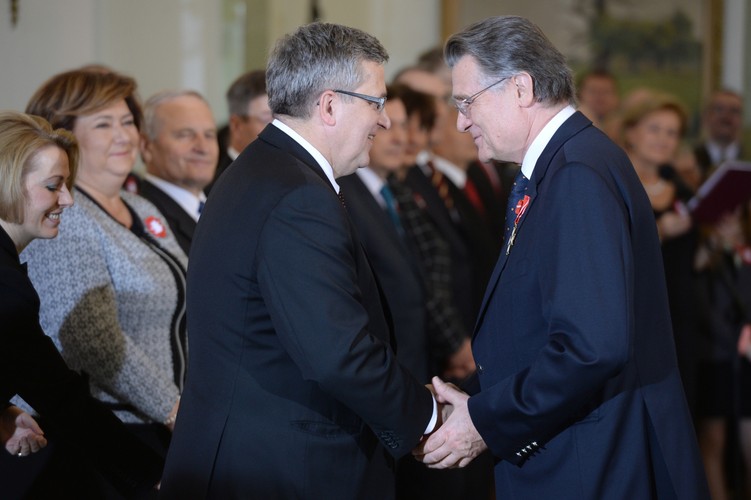 Wręczenie odznaczeń państwowych w Pałacu Prezydenckim w Warszawie