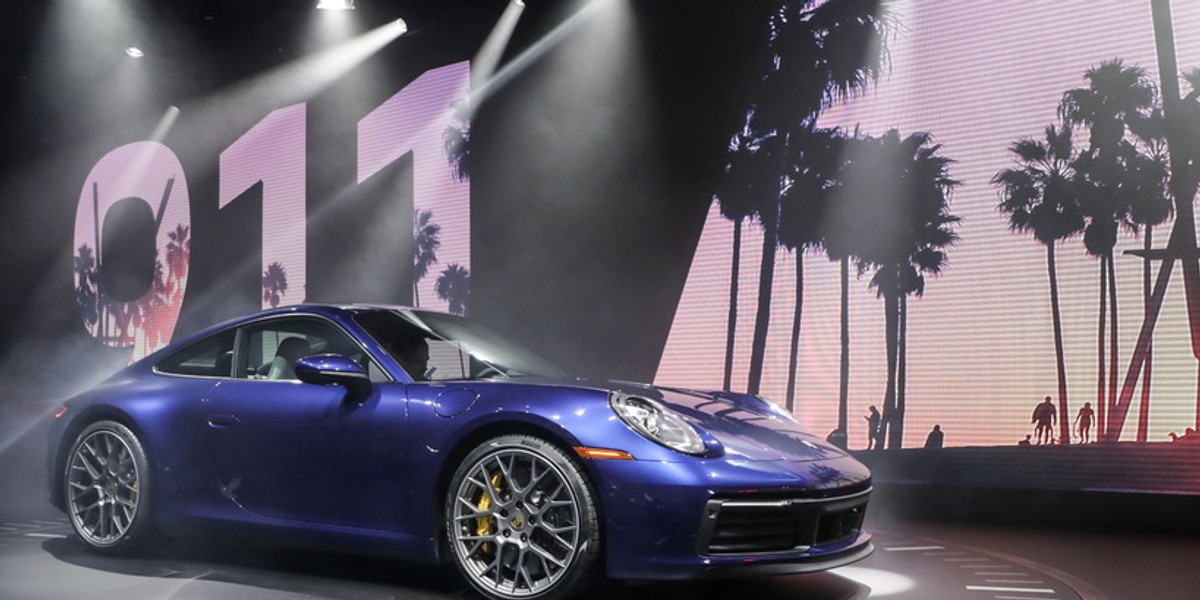 Porsche 911 Carrera podczas światowej premiery w Los Angeles